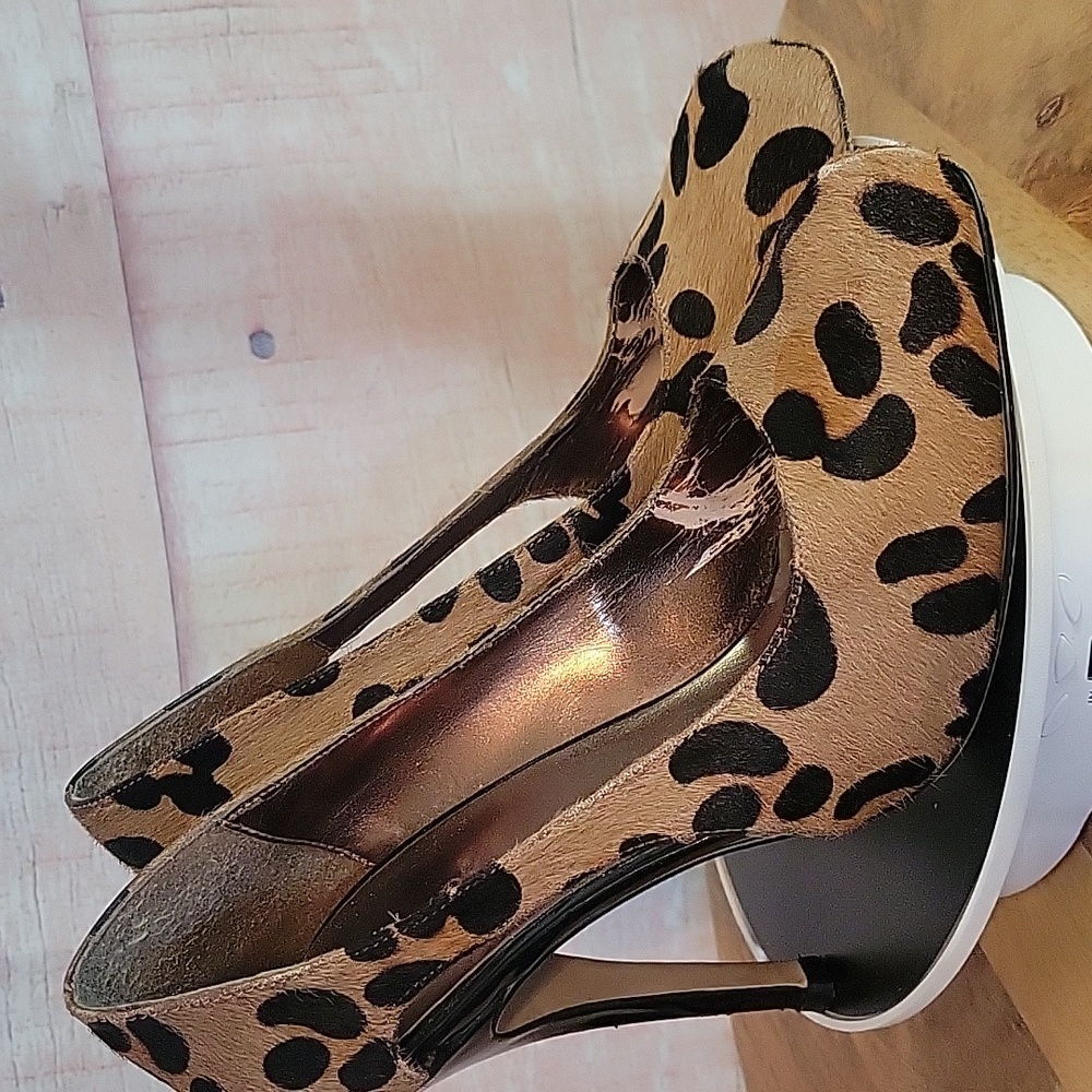 RSVP Leopard Print Pumps
